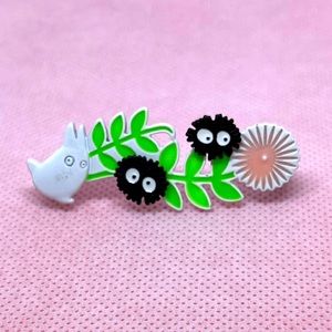 Studio Ghibli My Neighbor Totoro Soot Sprites Left Ear Cuff